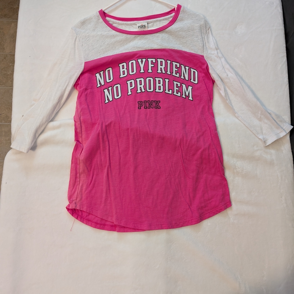 Pink Graphic Long Sleeve Shirt